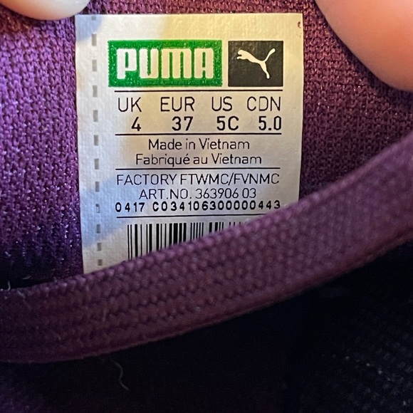 puma suede shoes size 5 woman’s - Picture 3 of 4